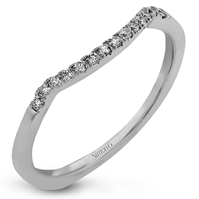 ZR587 WHITE 14K BAND