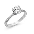 Load image into Gallery viewer, ZR752 Engagement Ring in 14k Gold with Diamonds