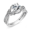 Load image into Gallery viewer, ZR876 Engagement Ring in 14k Gold with Diamonds