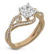 Load image into Gallery viewer, ZR880 WHITE 14K SEMI ROSE
