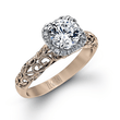 Load image into Gallery viewer, ZR914 WHITE 14K SEMI WHITE-ROSE