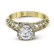 Load image into Gallery viewer, ZR914 WHITE 14K SEMI YELLOW 1
