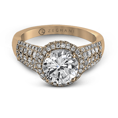 ZR973 WHITE 14K SEMI ROSE 1