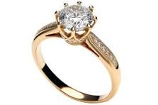 0.50 ct Round Natural Diamond Ring with Plain 4 Prong Plain Design in White Gold White Gold 18KT Gold G/VS White Gold Size 7