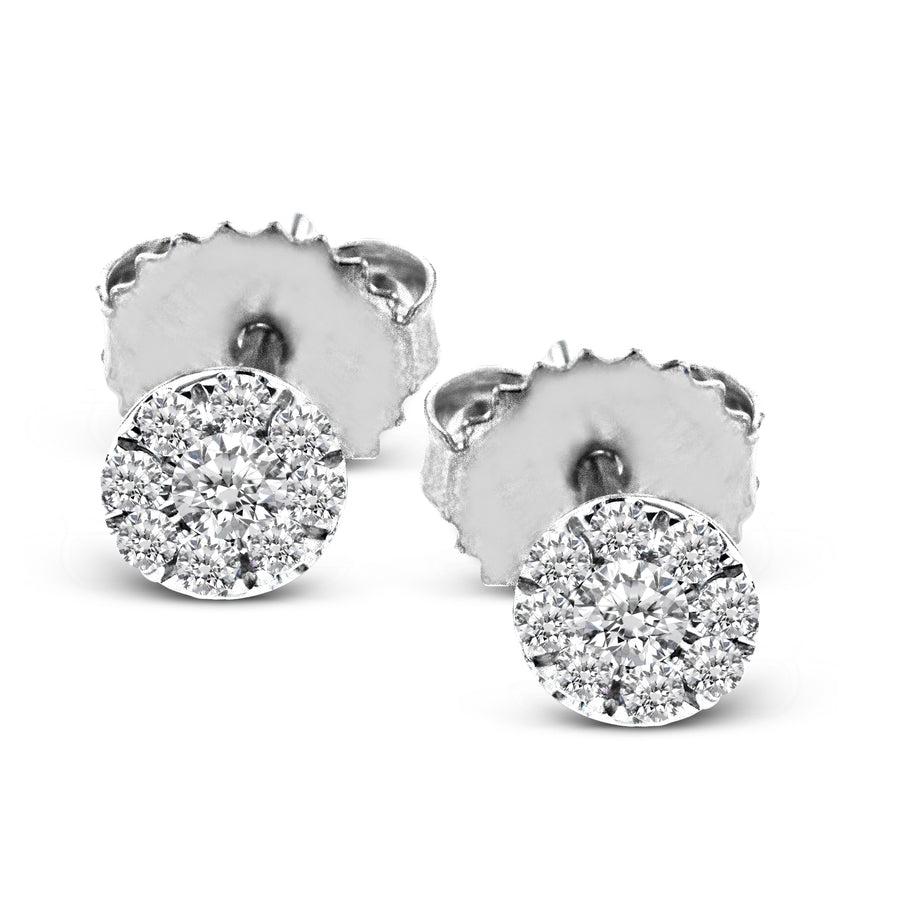 NGE100 Earring in 14k Gold with Diamonds