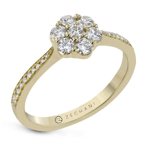 NGR114 Engagement Ring in 14k Gold with Diamonds