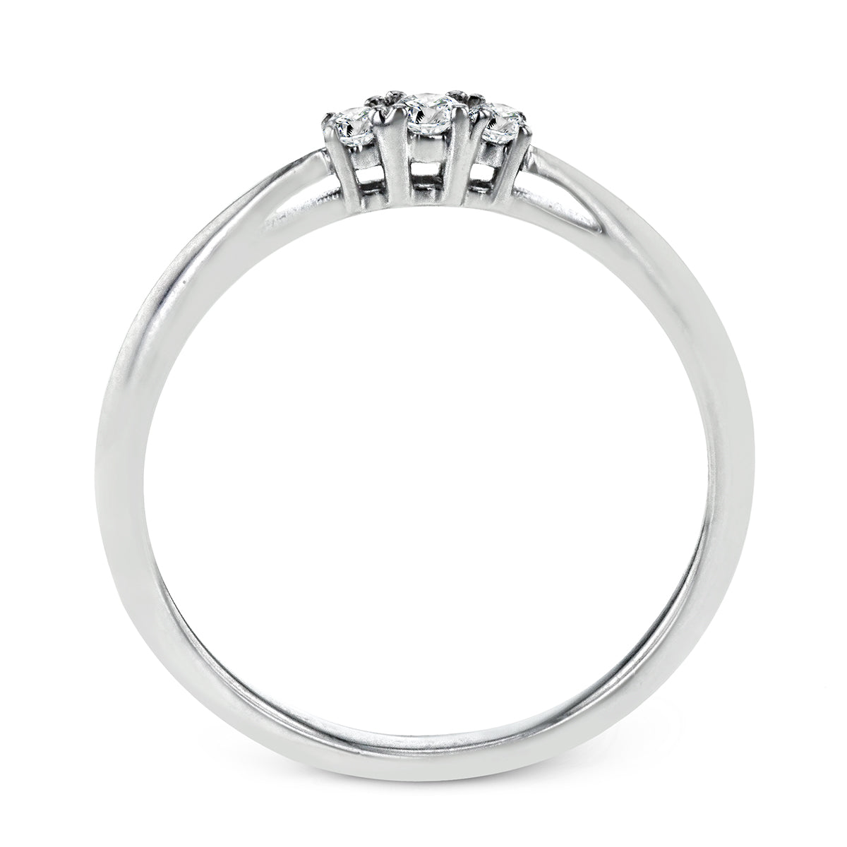 Engagement Ring in 14k Gold with Diamonds