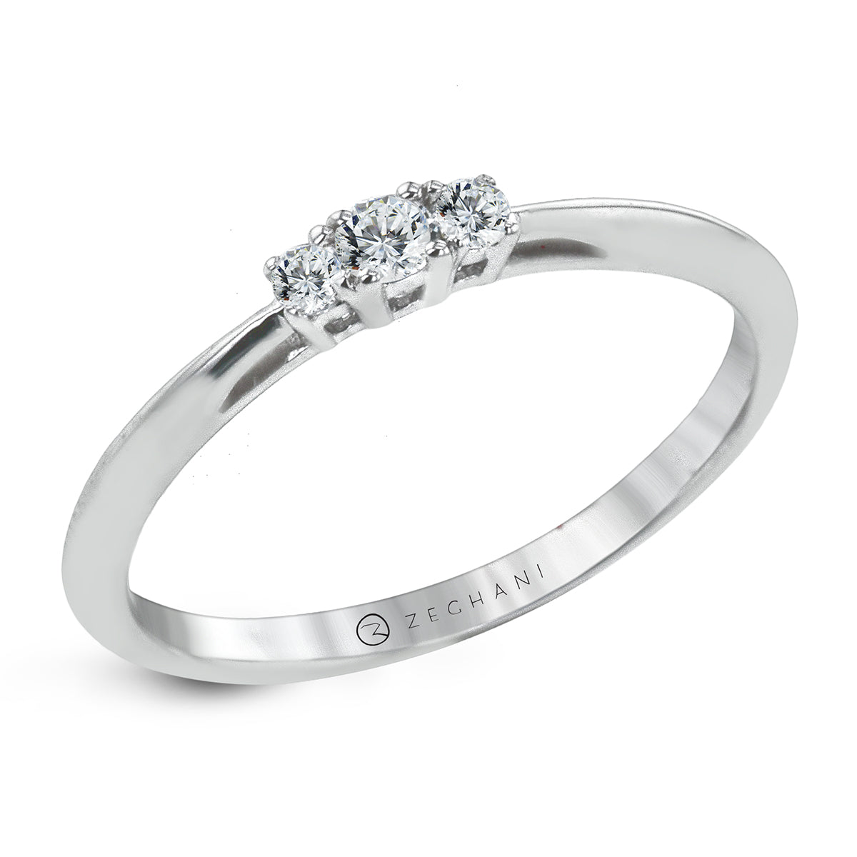 Engagement Ring in 14k Gold with Diamonds
