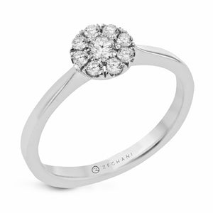 NGR131 Engagement Ring in 14k Gold with Diamonds