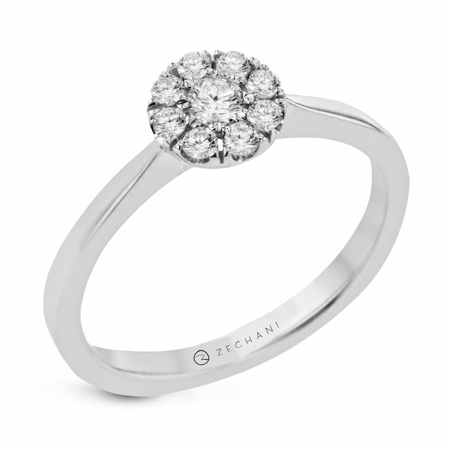 NGR131 Engagement Ring in 14k Gold with Diamonds