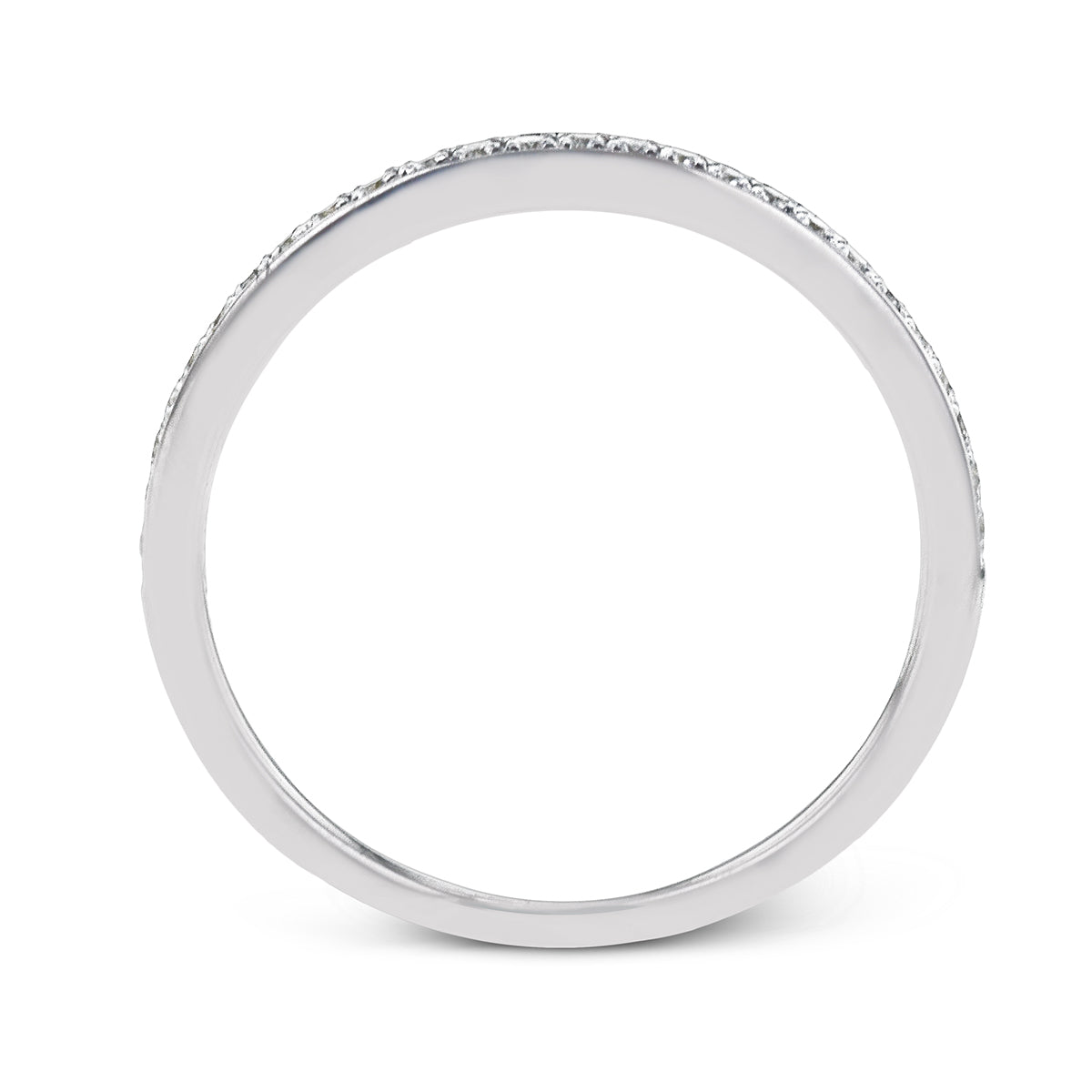 Wedding Band in 14k Gold with Diamonds