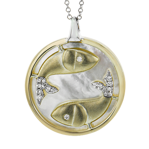 PISCES-Y WHITE 14K X 2T