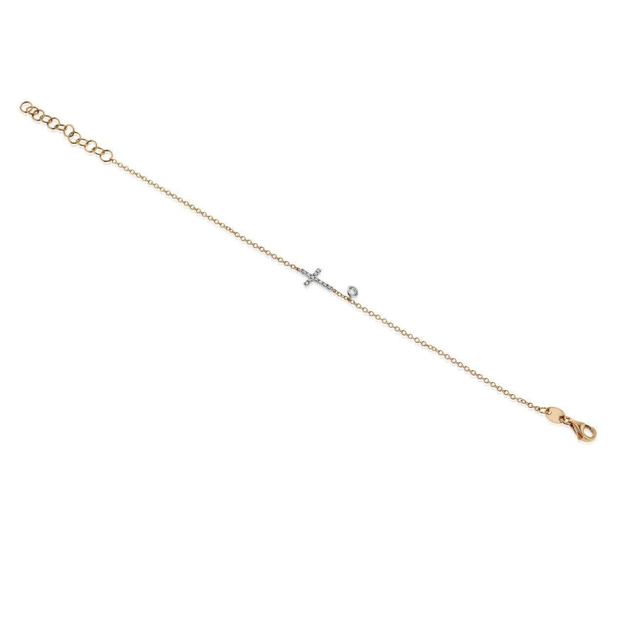 Bracelet in 14k Gold with Diamonds