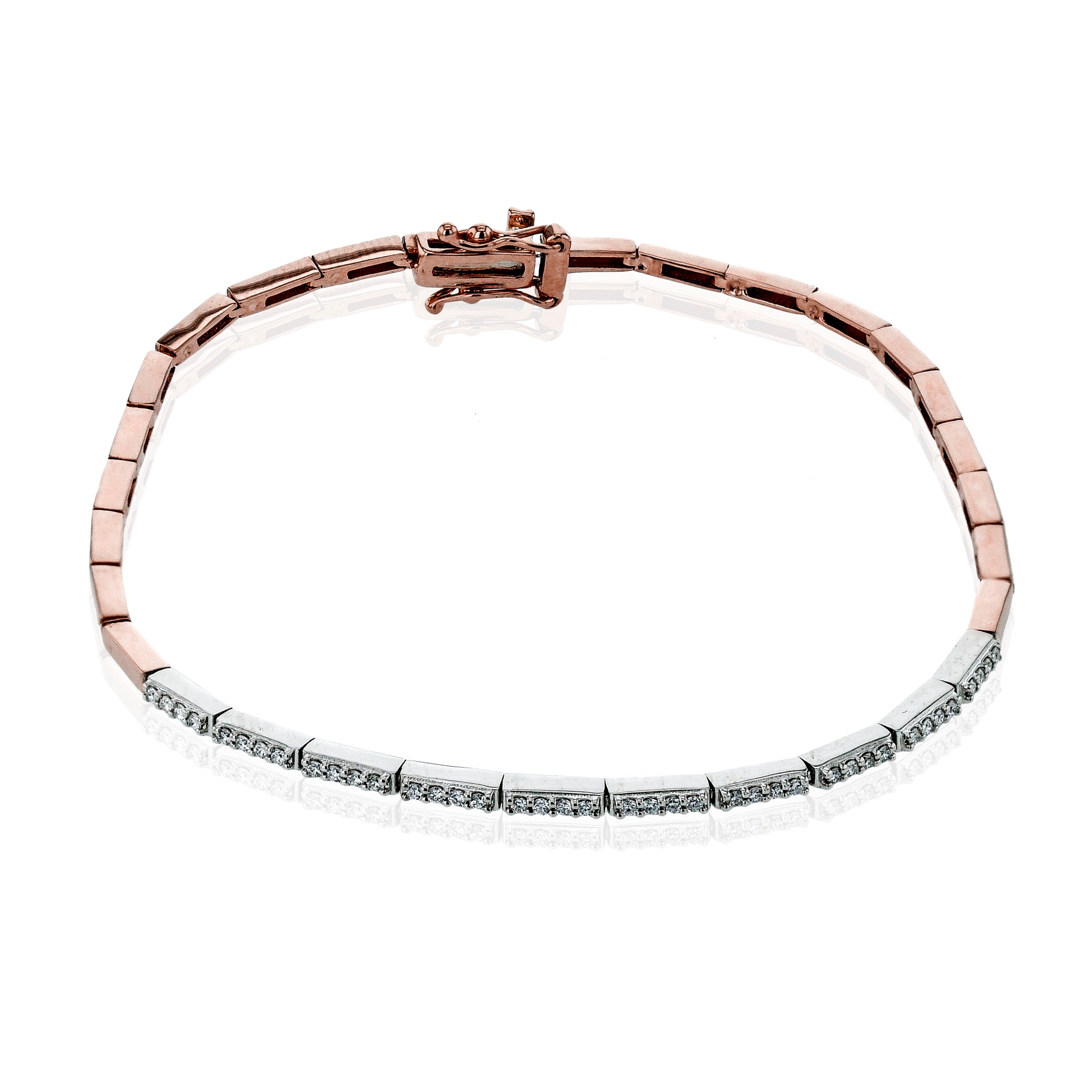 Bracelet in 14k Gold with Diamonds