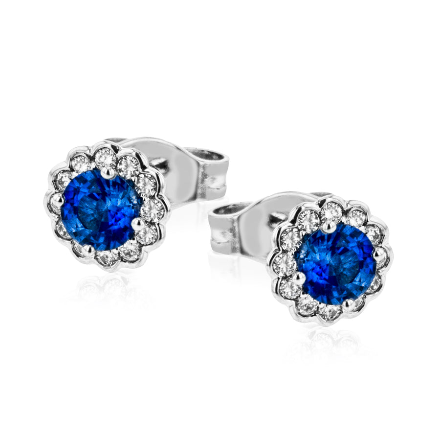 ZE668 Color Earring in 14k Gold with Diamonds