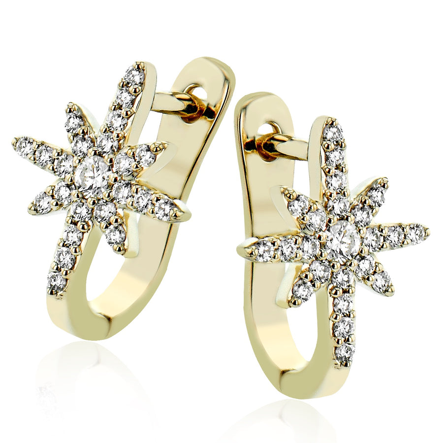 ZE714 Earring in 14k Gold with Diamonds