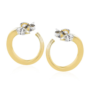 ZE854 Earring in 14k Gold