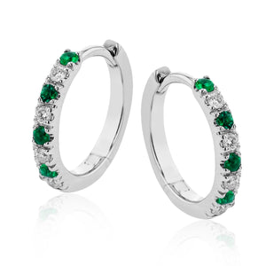 ZE877 Color Earring in 14k Gold with Diamonds