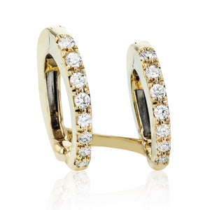Earring in 14k Gold with Diamonds