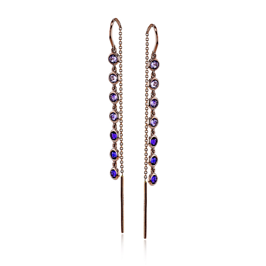 Color Earrings in 14k Gold