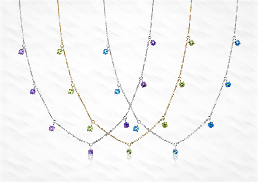 Color Pendant in 14k Gold