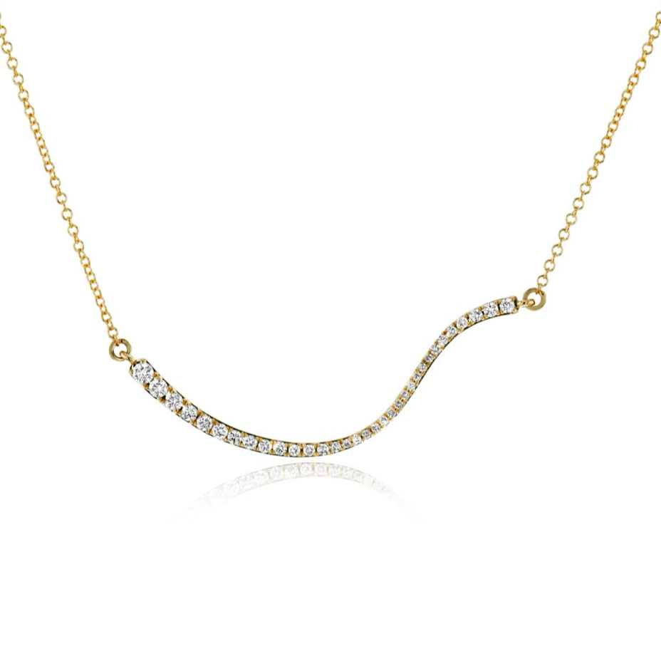 Pendant in 14k Gold with Diamonds