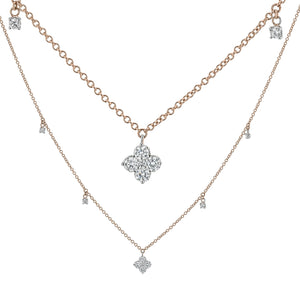ZP1137 Necklace in 14k Gold with Diamonds