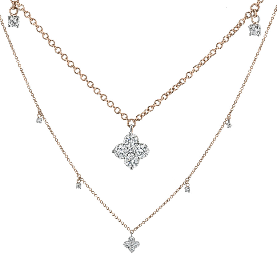ZP1137 Necklace in 14k Gold with Diamonds