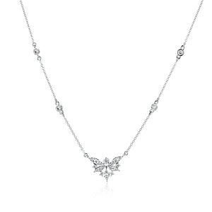 Butterfly Pendant in 14k Gold with Diamonds