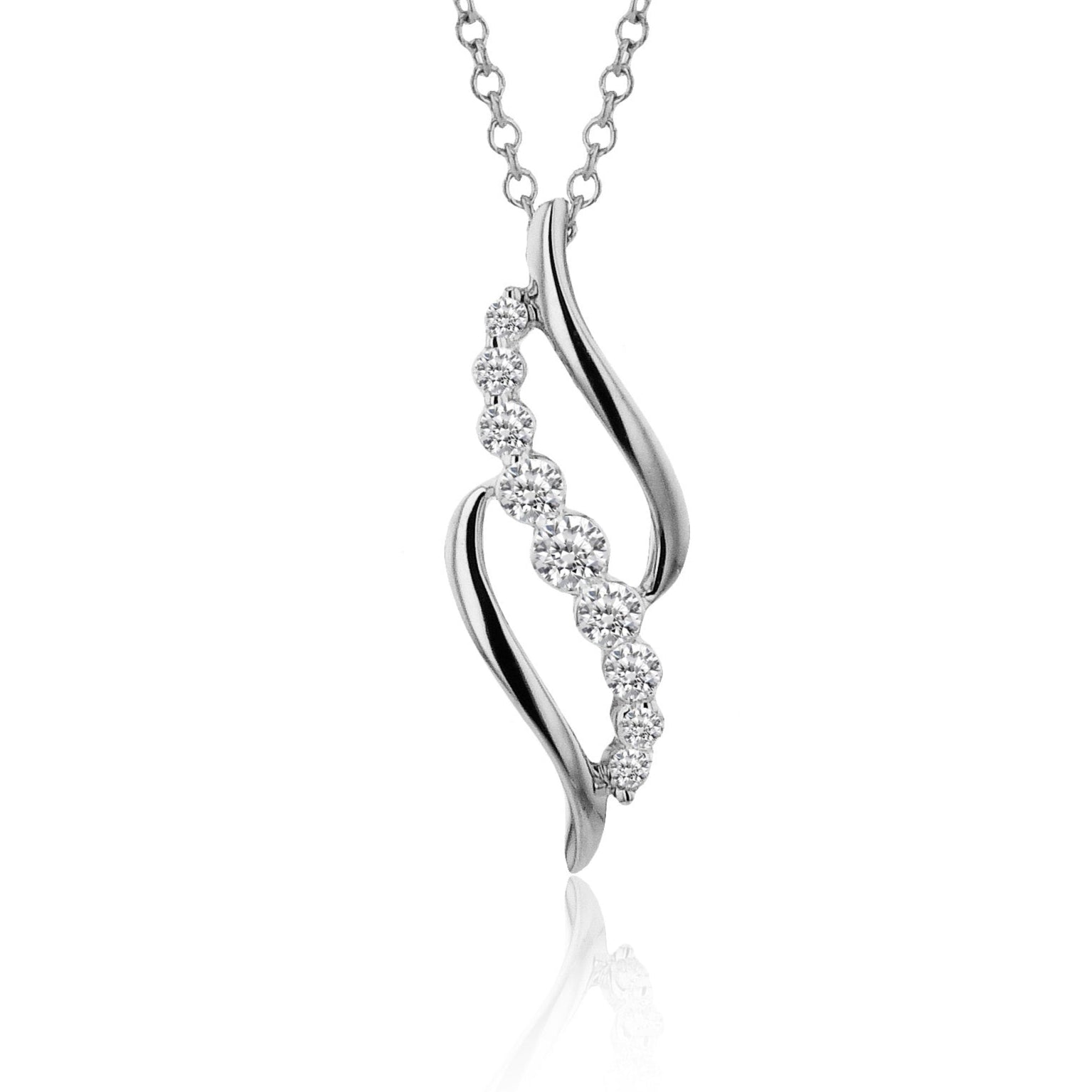 Pendant in 14k Gold with Diamonds