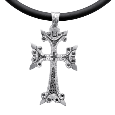 ZP258 WHITE-BLAC 14K X WHITE-BLAC