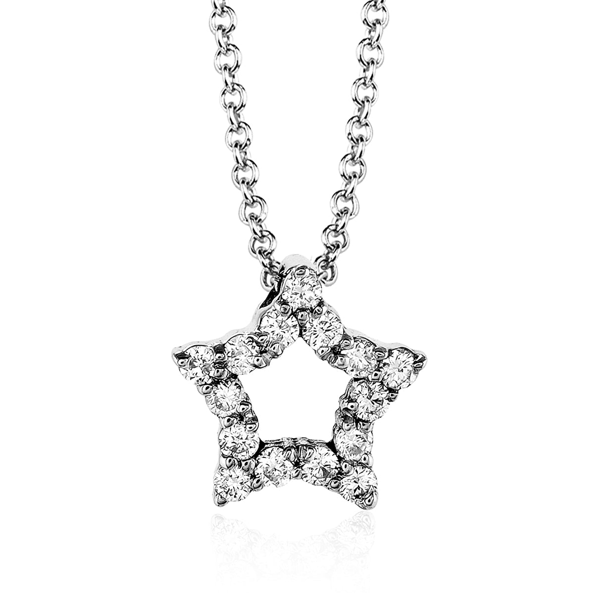 Pendant in 14k Gold with Diamonds