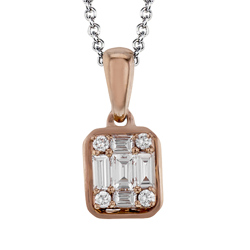 ZP817 WHITE 14K X ROSE