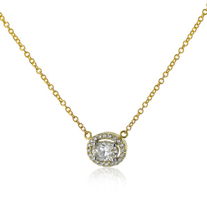 Pendant in 14k Gold with Diamonds