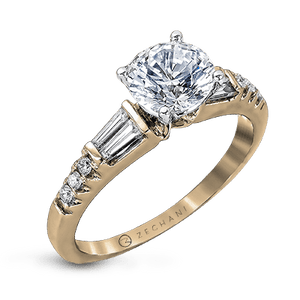 ZR1032 WHITE 14K SEMI ROSE