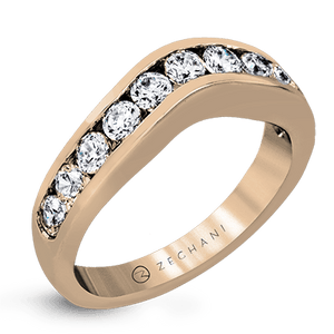 ZR1142 WHITE 14K BAND ROSE