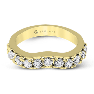 ZR1143 WHITE 14K BAND YELLOW 1