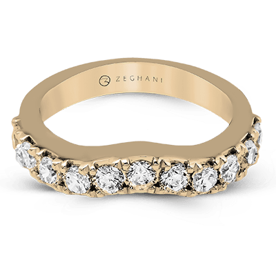 ZR1144 WHITE 14K BAND ROSE 1