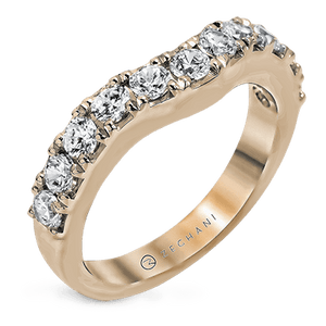 ZR1144 WHITE 14K BAND ROSE