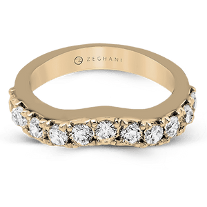 ZR1144 WHITE 18K BAND ROSE 1