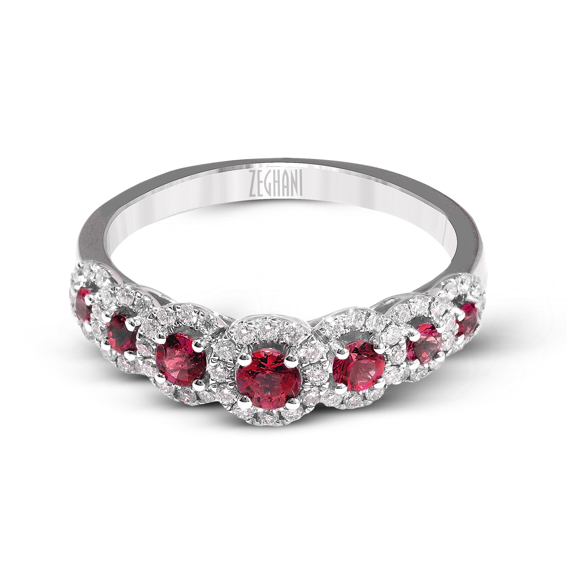 Color Ring in 14k Gold with Diamonds