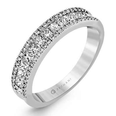 ZR1151 Anniversary Ring in 14k Gold with Diamonds – Zeghani