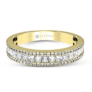 ZR1151 WHITE 14K BAND YELLOW 1