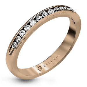 ZR11 WHITE 14K BAND ROSE