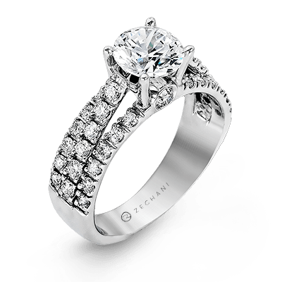 ZR120 WHITE 14K SEMI