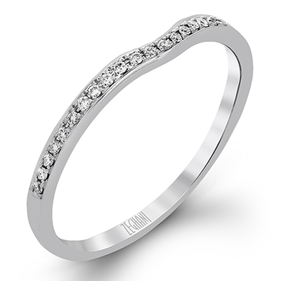 ZR1223 WHITE 14K BAND