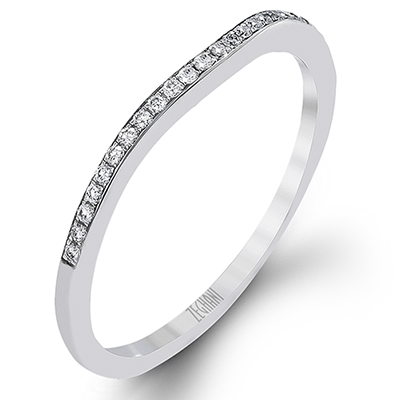 ZR1228 WHITE 14K BAND