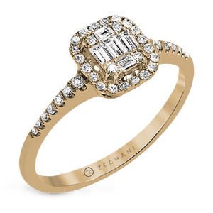 ZR1230 WHITE 14K SEMI ROSE