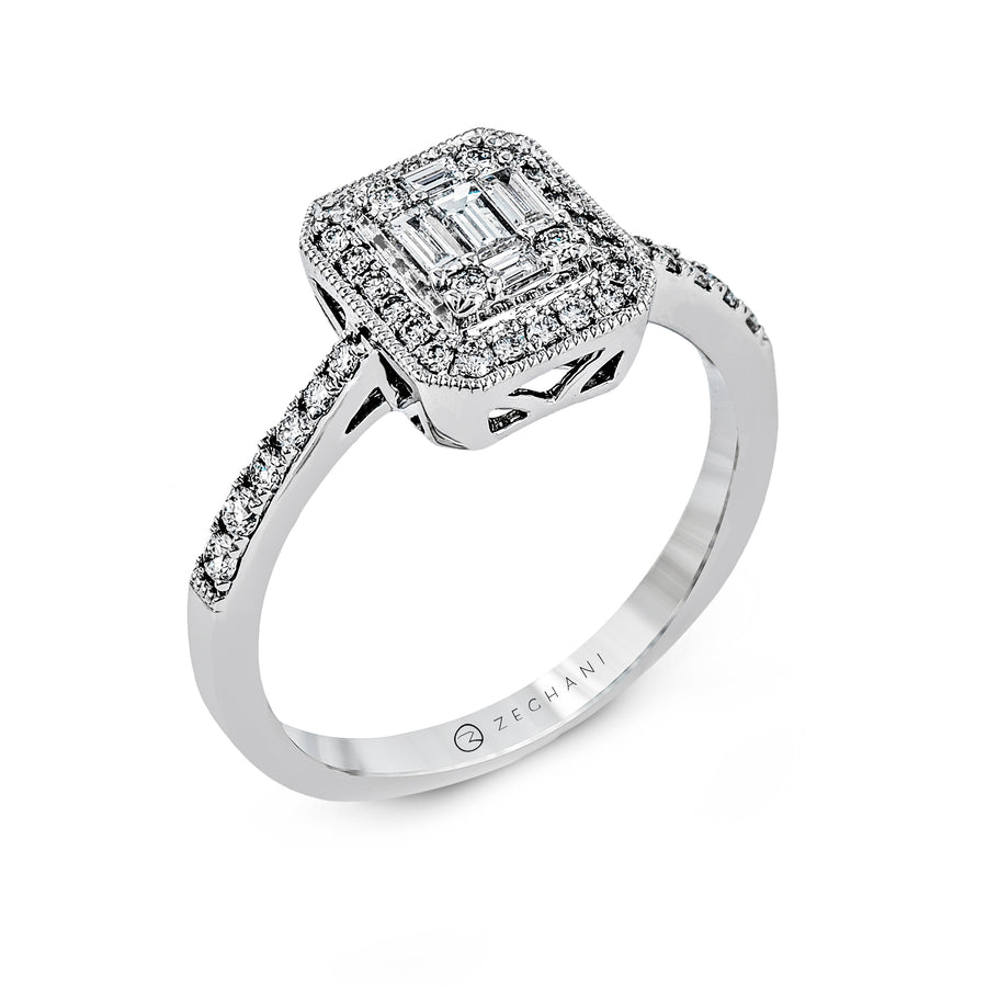 Fashion Ring in 14k Gold with Diamonds