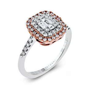 ZR1235 Right Hand Ring in 14k Gold with Diamonds